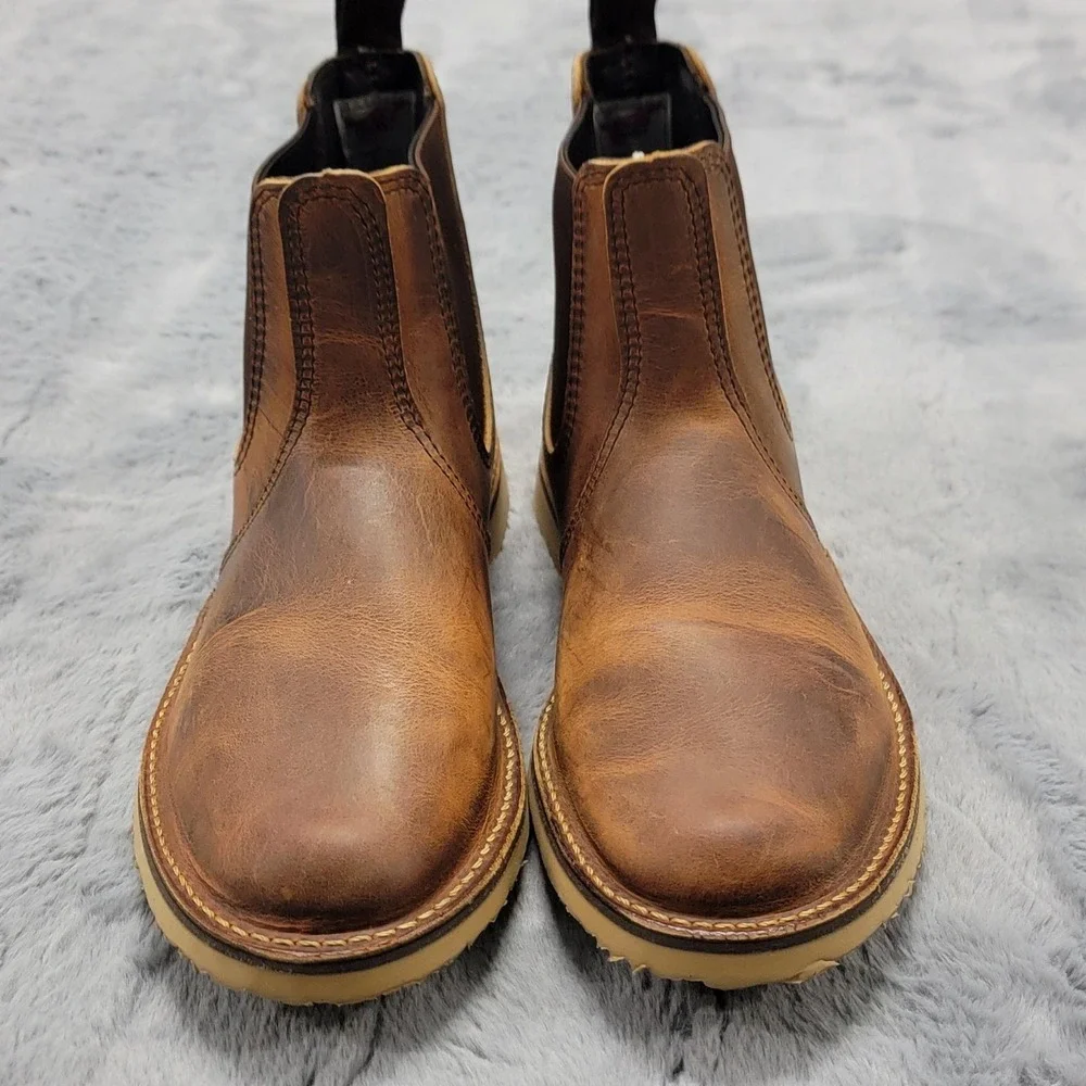 Red Wing Heritage Boots Mens 10.5 (EU 43.5) Brown Leather Weekender Chelsea 3111